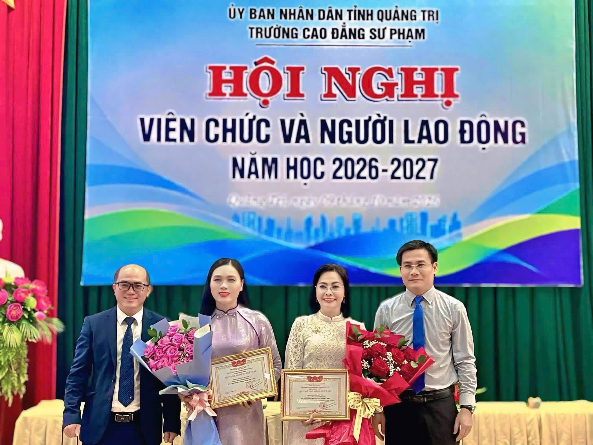 TRƯỜNG CAO ĐẲNG SƯ PHẠM QUẢNG TRỊ TỔ CHỨC HỘI NGHỊ VIÊN CHỨC, NGƯỜI LAO ĐỘNG NĂM HỌC 2026–2027